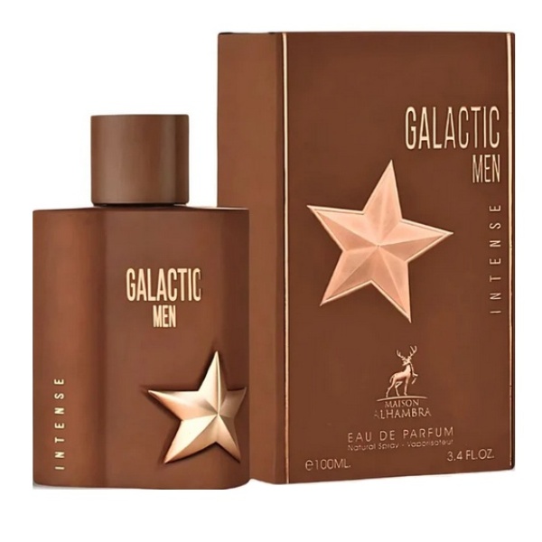 Galactic Men Intense by Maison Alhambra perfume bottle for men – bold oriental fragrance with tobacco, vanilla, and sandalwood