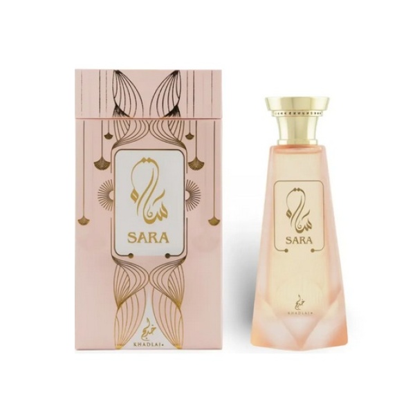 Sara by Khadlaj – Elegant floral fruity perfume for women with notes of bergamot, rose, and amber.