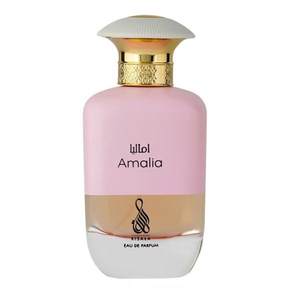 Amalia by Risala – a 2025 oriental woody fragrance for women. Sweet, fluffy, and soft with cloves, citrus, tropical fruits, vanilla, and oud.