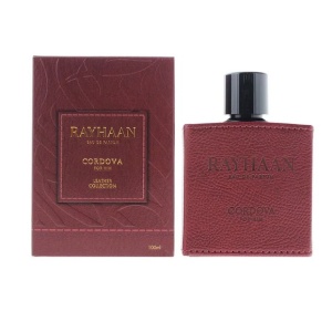 Cordova by Rayhaan – men’s leather fragrance with leather, patchouli, cypress, amber, and vetiver.