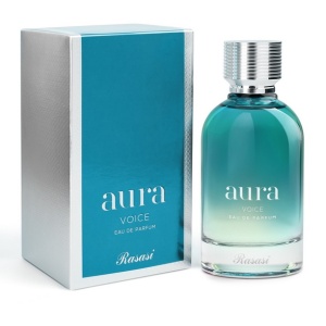 Rasasi Aura Voice Perfume Bottle – Unisex Herbal Fragrance