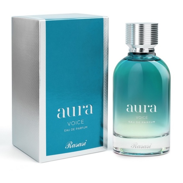 Rasasi Aura Voice Perfume Bottle – Unisex Herbal Fragrance