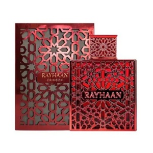 Crimson by Rayhaan Perfumes – men’s fragrance with cardamom, cinnamon, pink pepper, patchouli, tonka bean, benzoin, and vanilla.