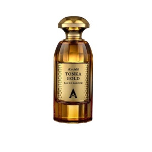 Tonka Gold by Atralia Eau de Parfum – Oriental Vanilla unisex fragrance bottle.