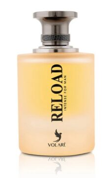 Reload Intense for Man men’s fragrance with apple, spices, vanilla, and woody notes