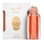 Mahab by Nusuk unisex perfume featuring a luxurious floral oriental fragrance in an elegant bottle