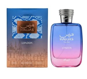 Hawas London by Rasasi 2026 Eau De Parfum | Oriental Woody Unisex Fragrance