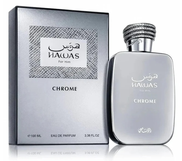 Hawas Chrome - 100ml edp Hawas Chrome by Rasasi Eau De Parfum